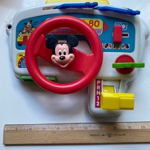 Vintage Disney/Arco Mickey Mouse Baby/Toddler Car Dashboard